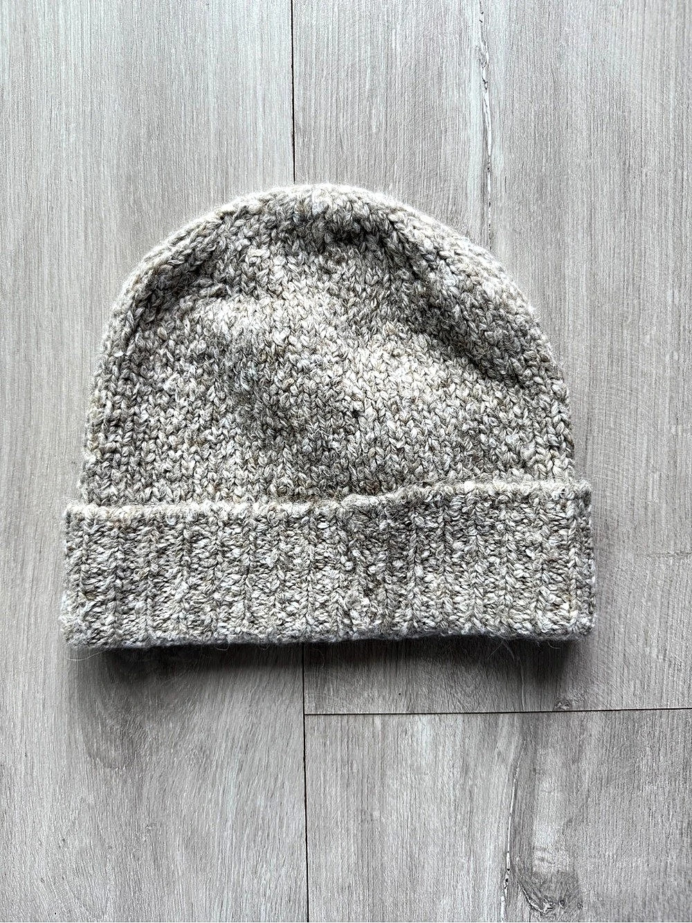 James Perse Knit Beanie Alpaca Wool Beige Like New